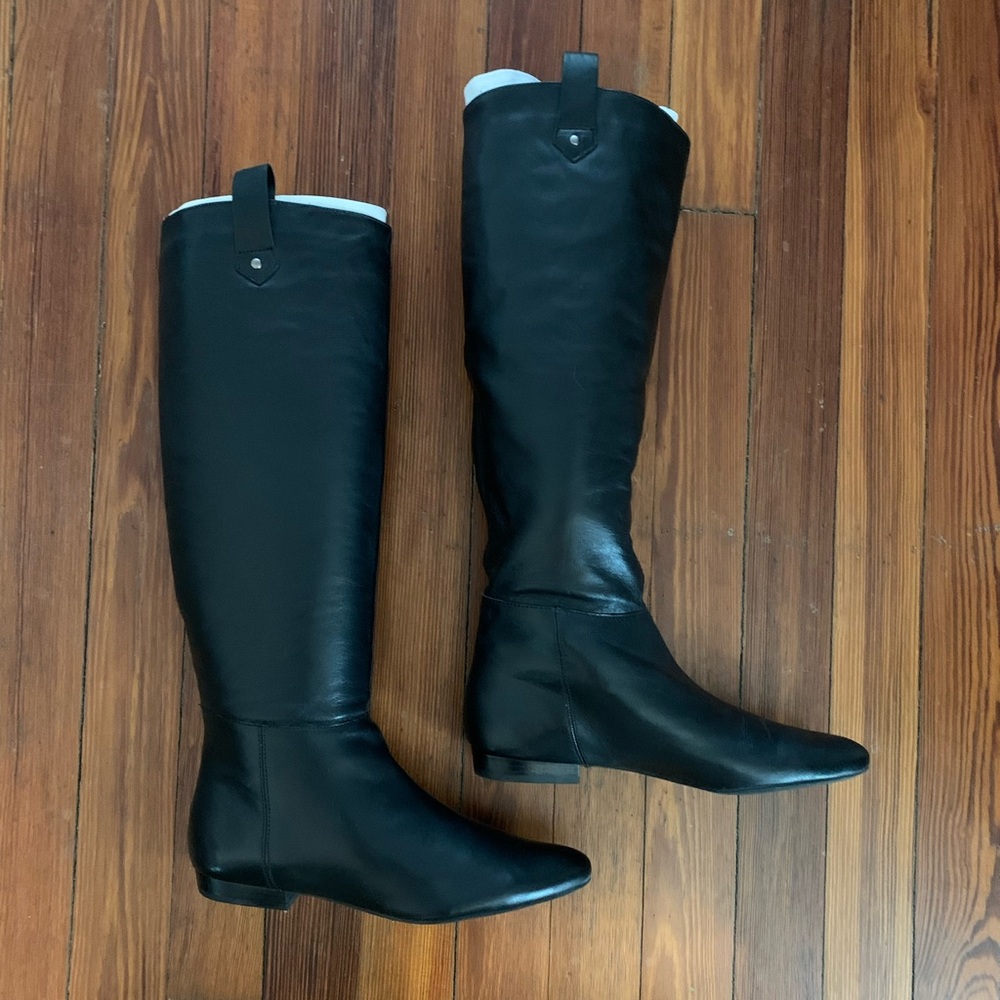 AEROSOLES Elegant Black Knee-High Boots - Picture 2 of 5